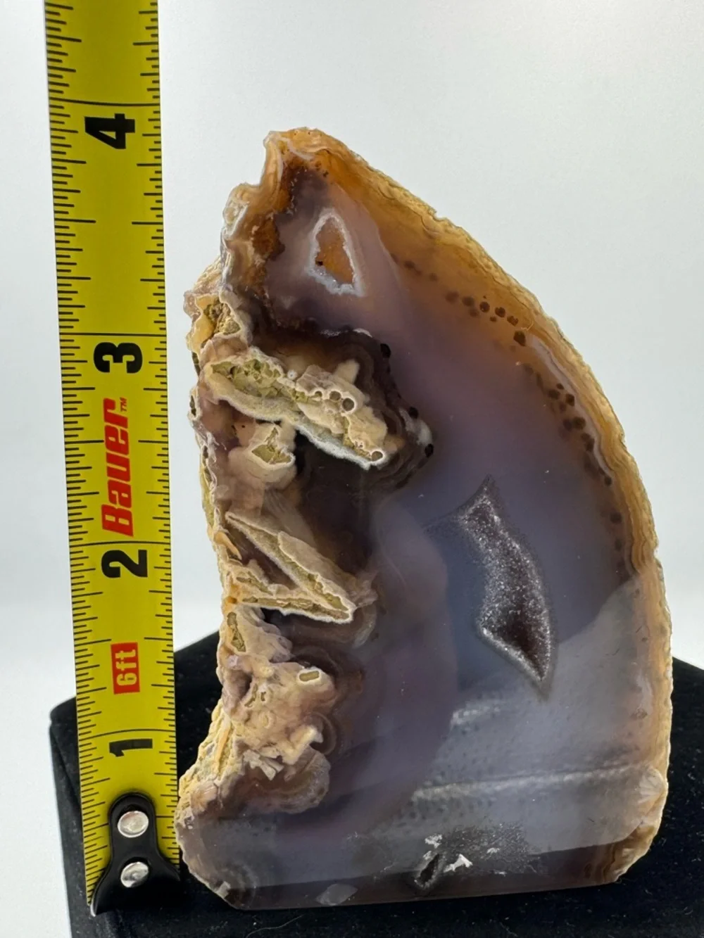 Brazilian Agate with Druzy